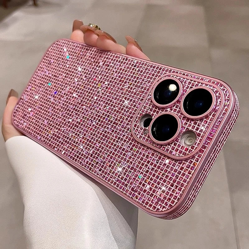 Glitzer Strass Kamera-Schutz Hülle für iPhone 17