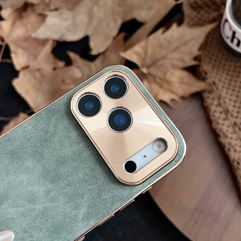 Lederstruktur Hülle für iPhone 17 Pro Max Magsafe