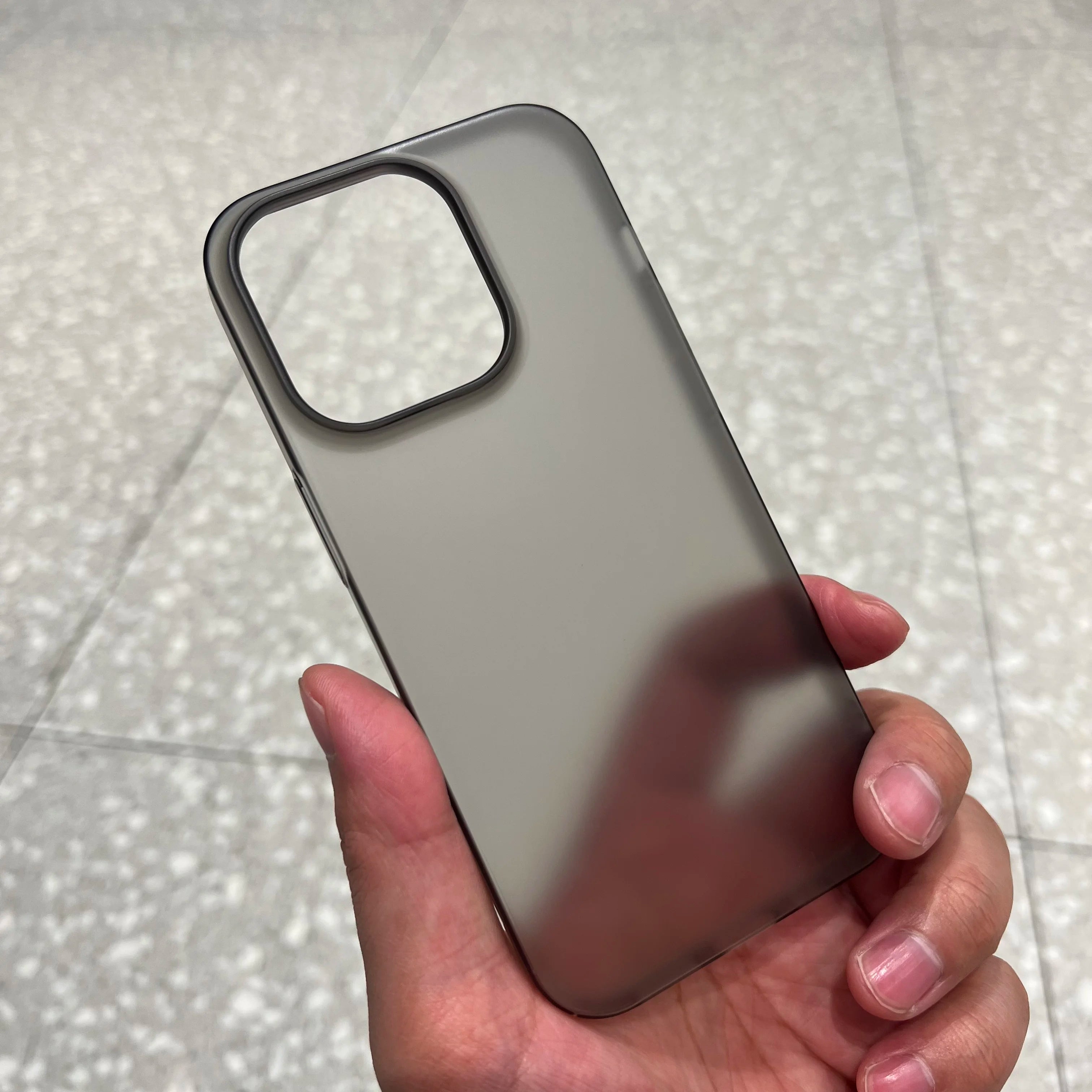 Ultradünne matte iPhone Hülle 11–16 Pro Max