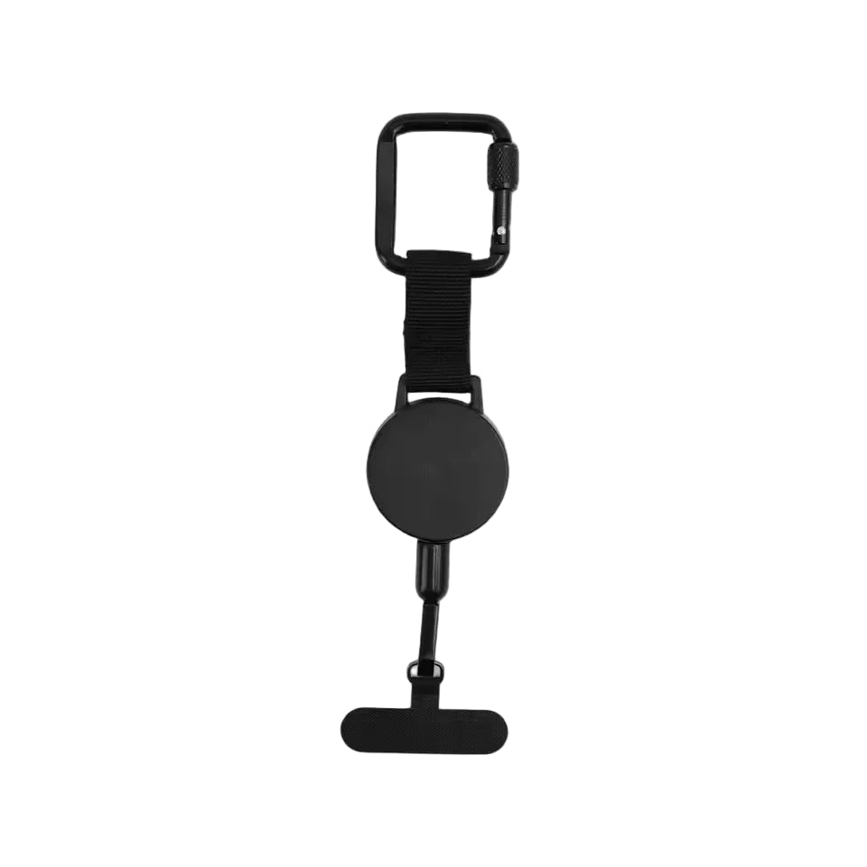 Einziehbarer Handyhalter mit Karabiner – 1–5 Stück