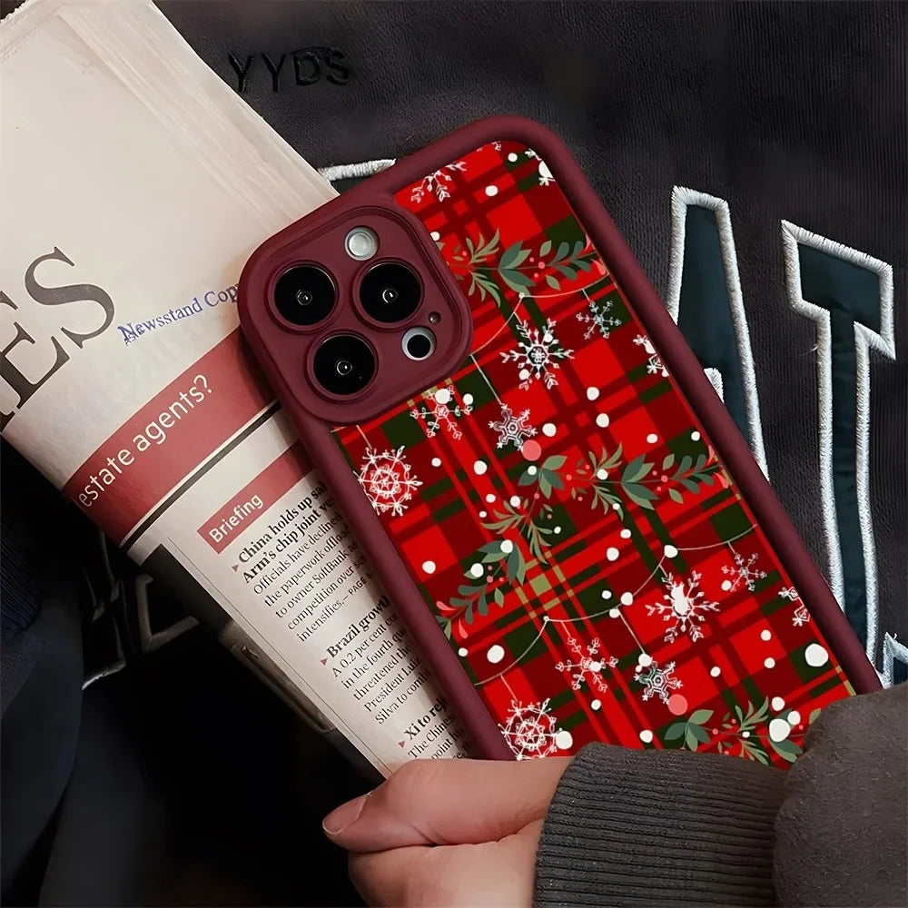 Weihnachts Silikonhülle für iPhone 16 Pro Max