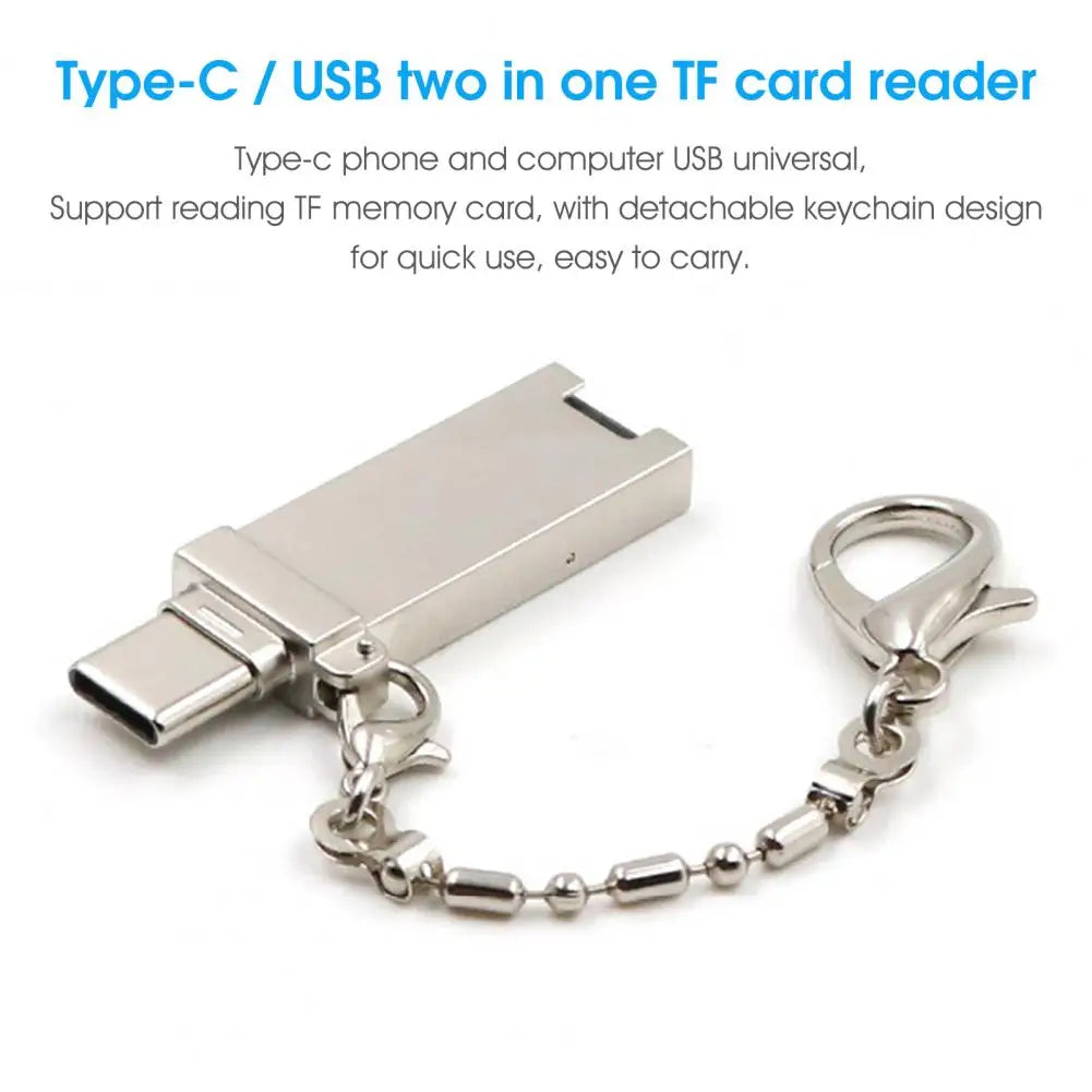 Zuverlässiger Typ-C & Micro USB Kartenleser Adapter