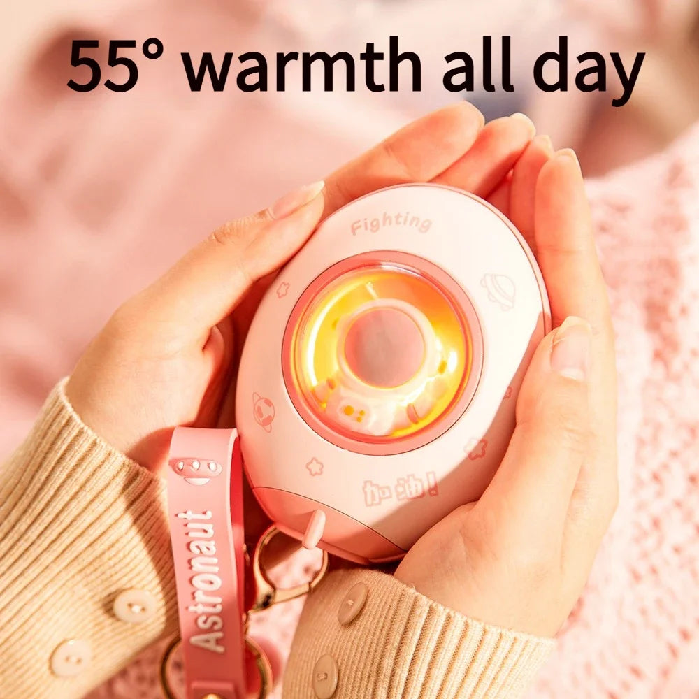 Tragbarer Handwärmer 5000mAh Powerbank Mit Licht