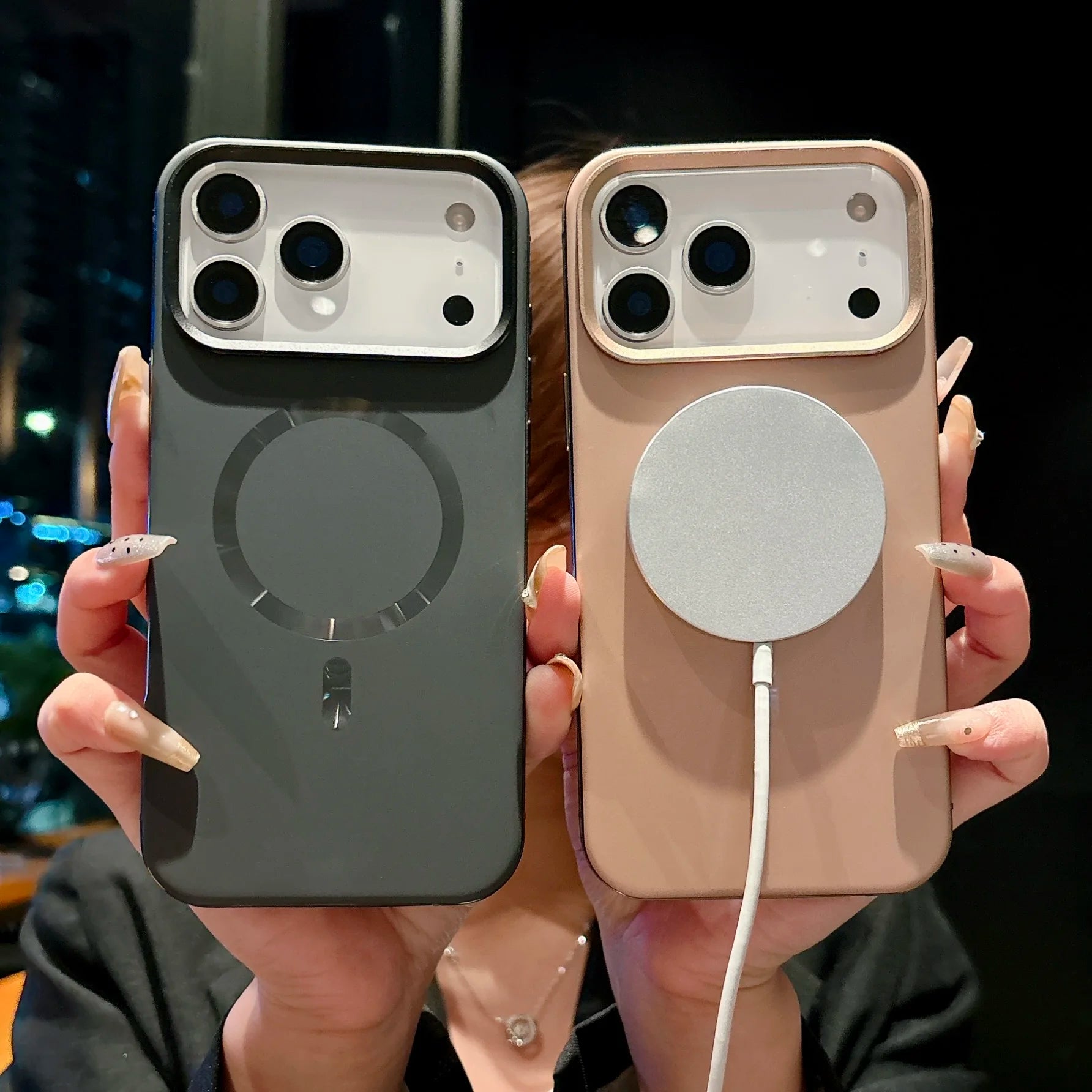 Luxus Magnet Hülle aus Aluminium für iPhone 17 – Edles Design