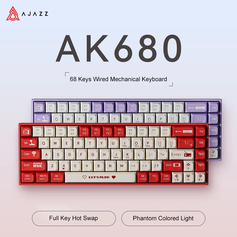 AJAZZ AK680 mechanische 68-Tasten Tastatur