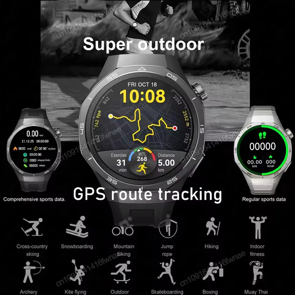 Uhr 5 Pro GPS Smartwatch Herren mit AMOLED Display