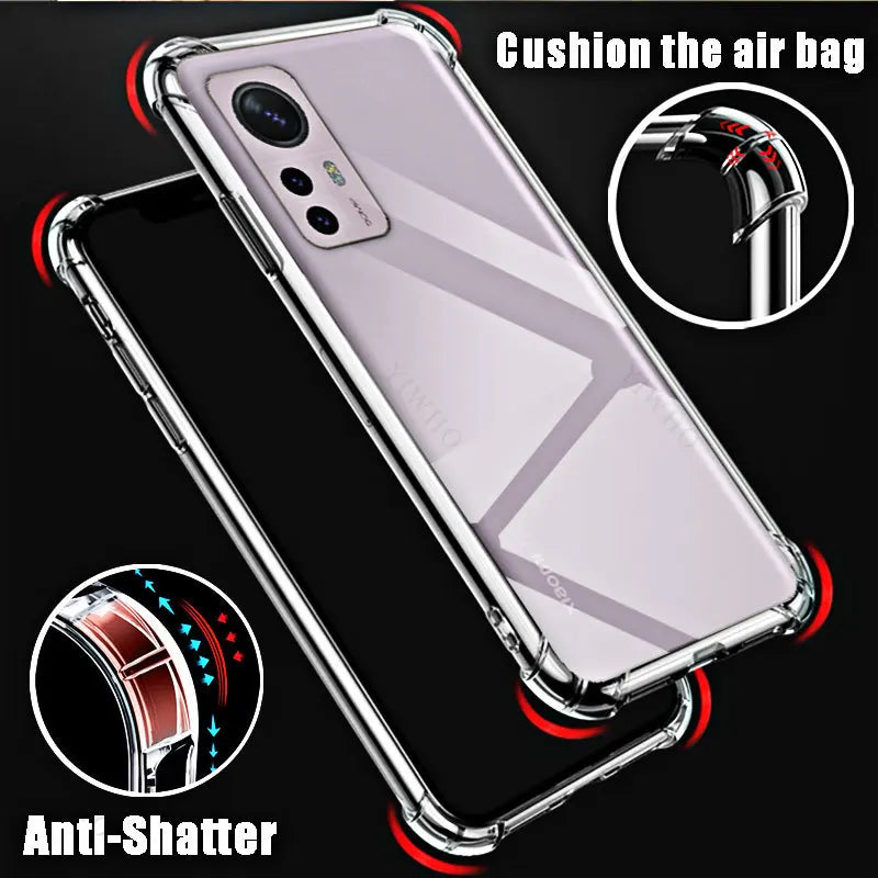 Xiaomi 12 TPU Klare Soft Hülle Transparent