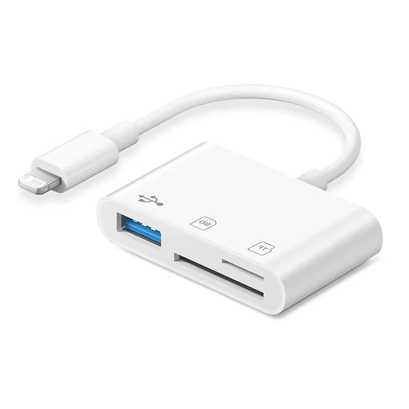 2-in-1 OTG Kartenleser USB SD TF Adapter