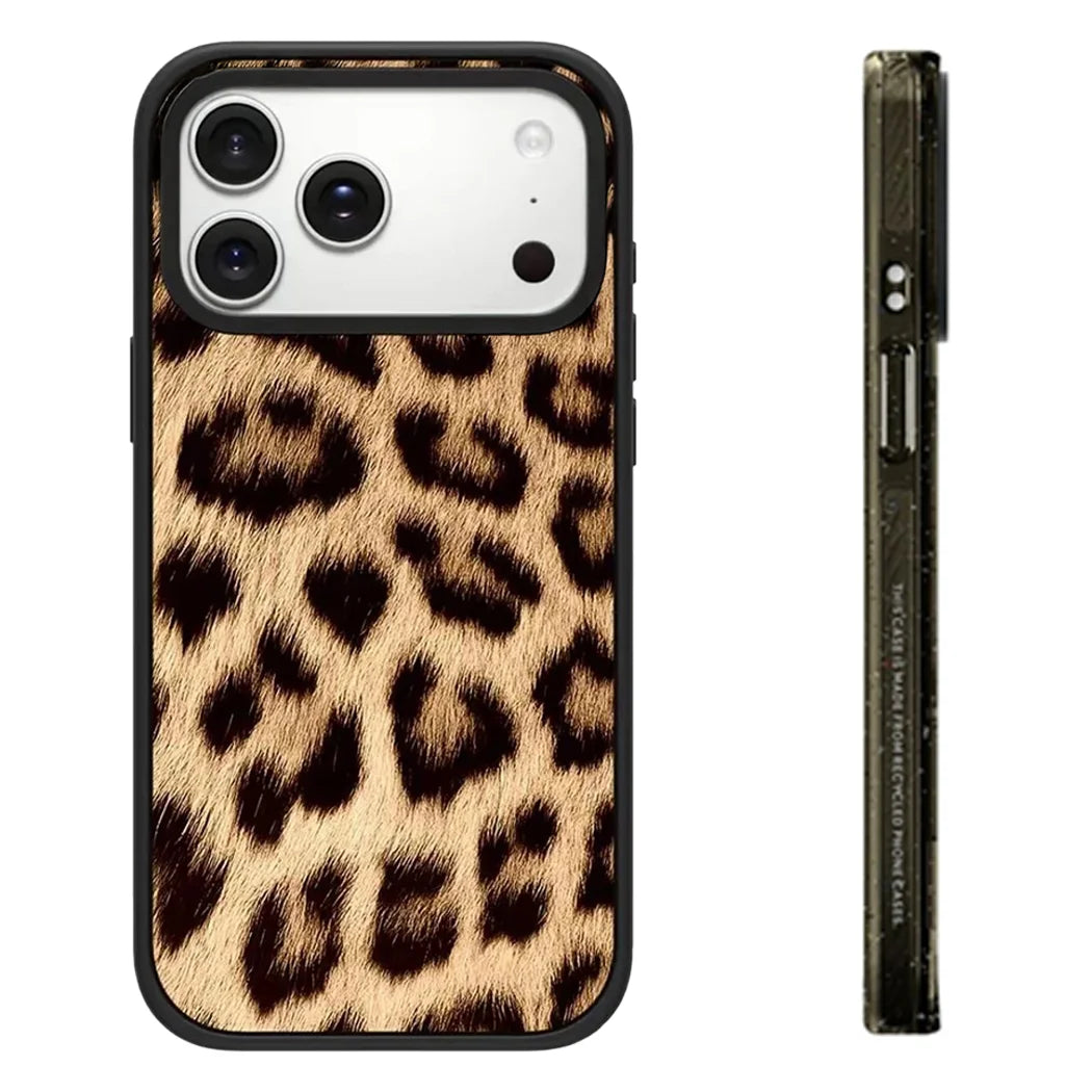 Leopard Snake 2.0 Magnethülle iPhone Acryl Schwarz