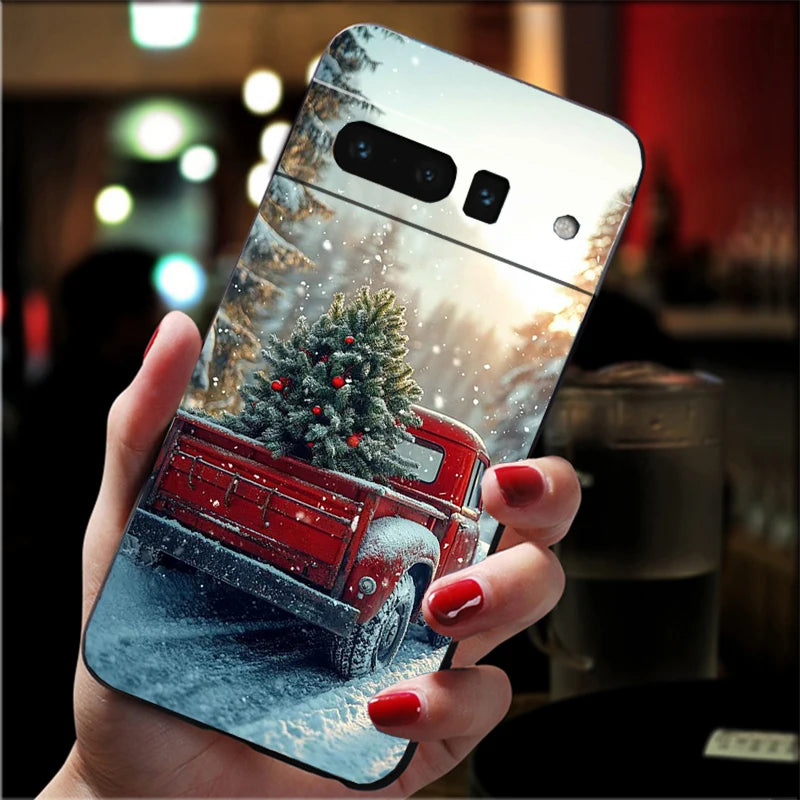 Halbummantelnde Silikonhuelle fuer Google Pixel 8 9 und 10 Flexibler Schutz