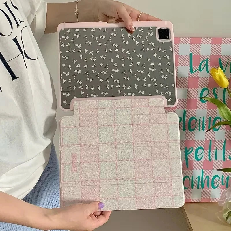 Floral Acryl iPad Hülle