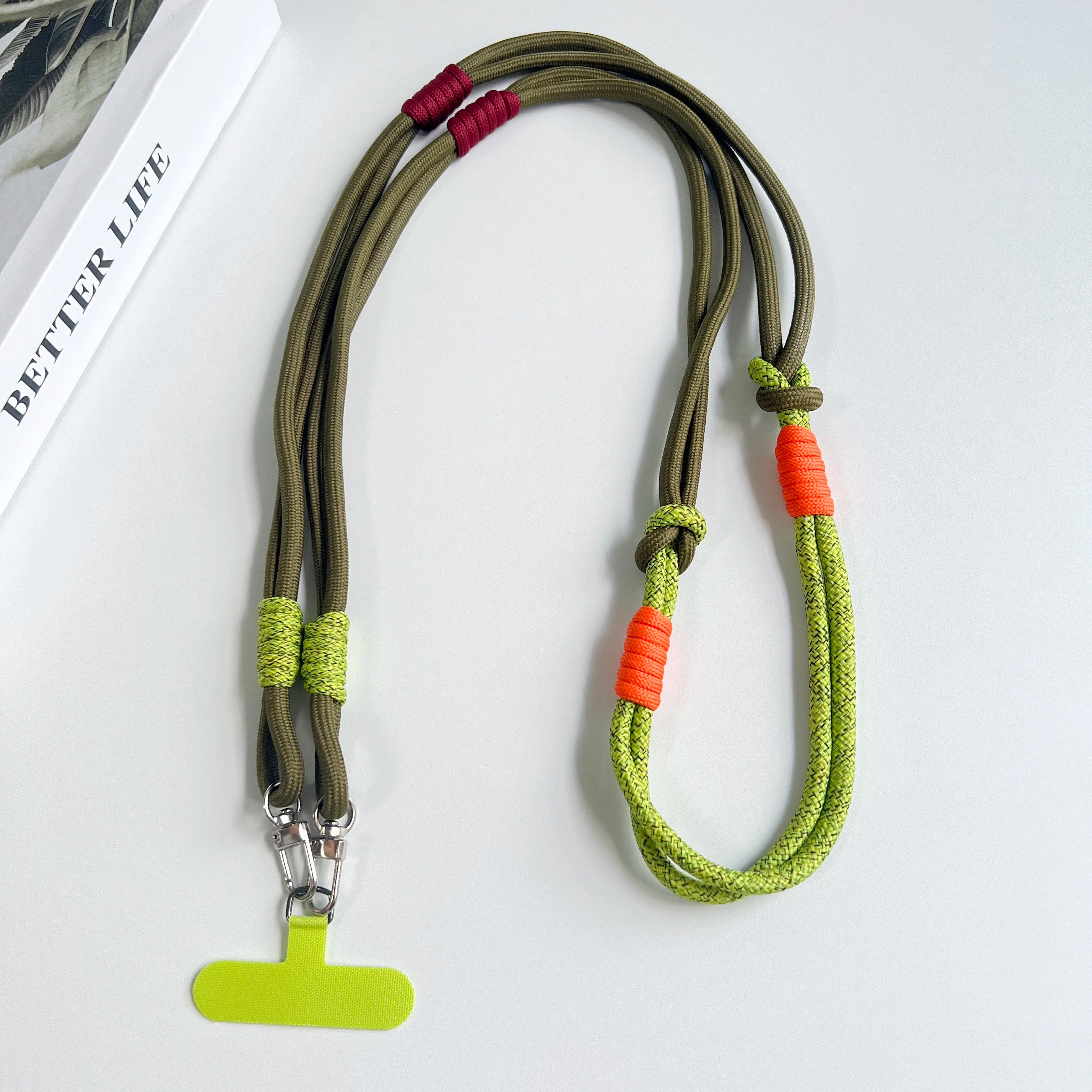 Personalisierter Trend Doppel-Farbiger Handy-Lanyard