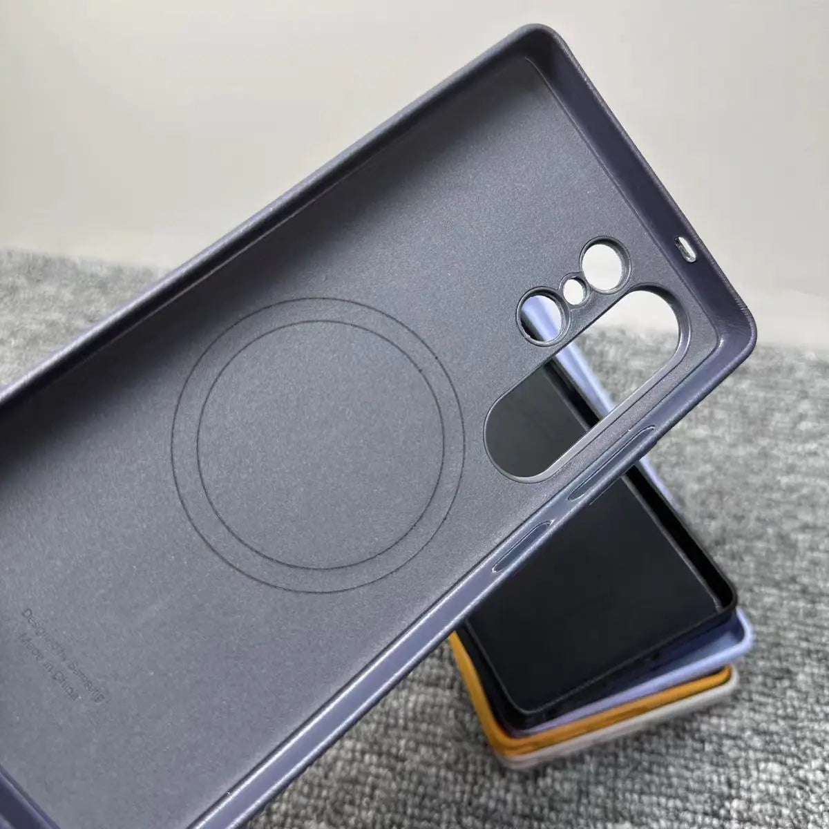 Premium Lederhülle für Samsung S25 Ultra Magnetisch