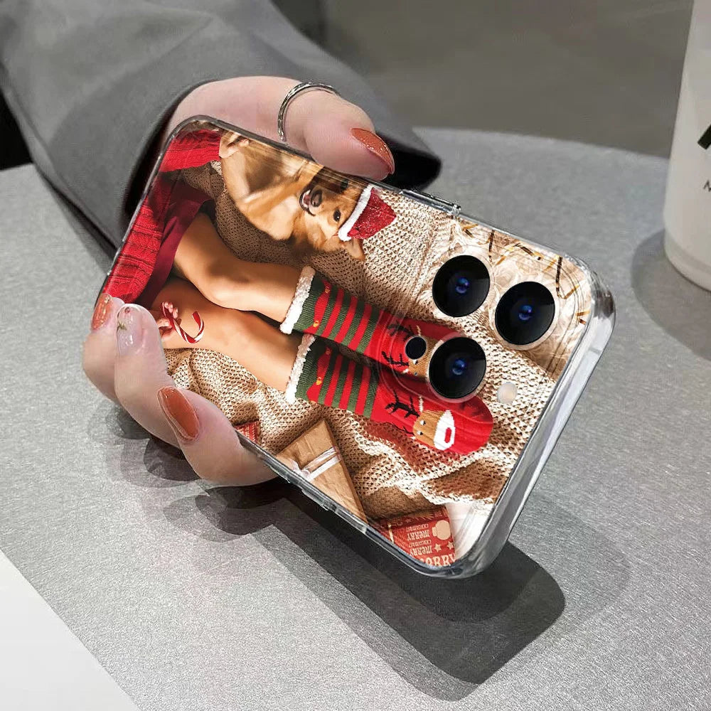 Weihnachts TPU Handyhülle für Samsung S25