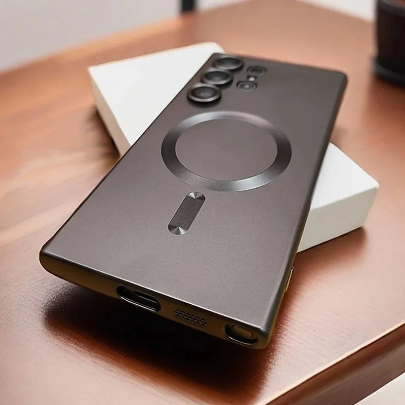 Magnetische Matte-Hülle für Galaxy S25/S24