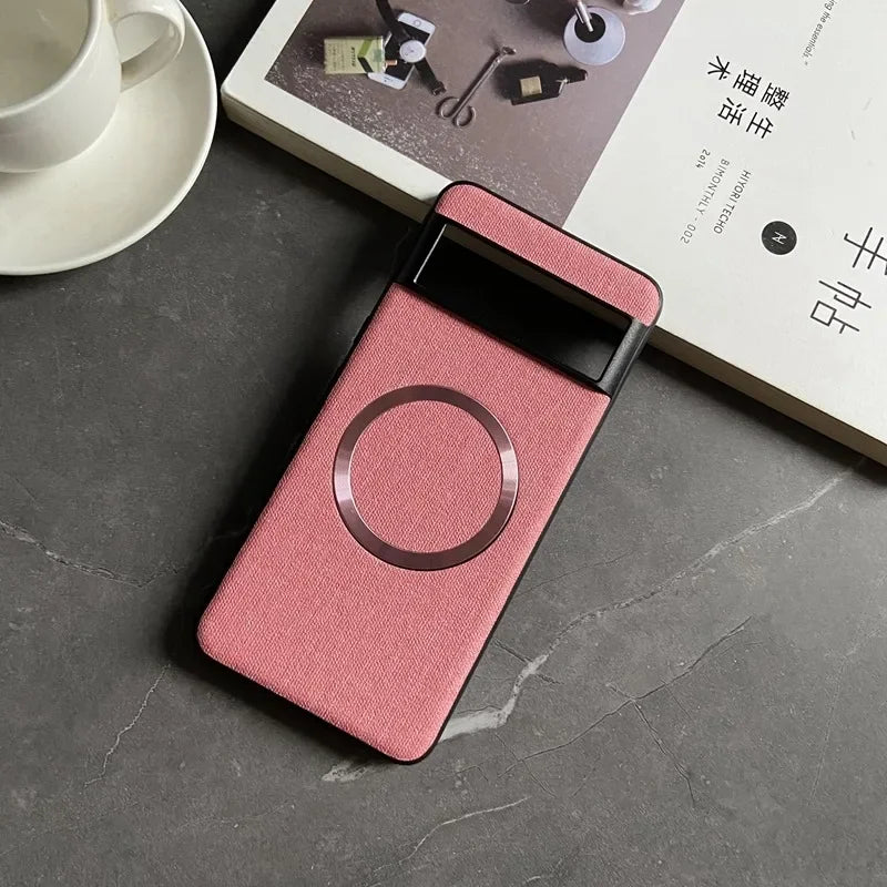 Luxus Magnet-Lederhülle für Pixel