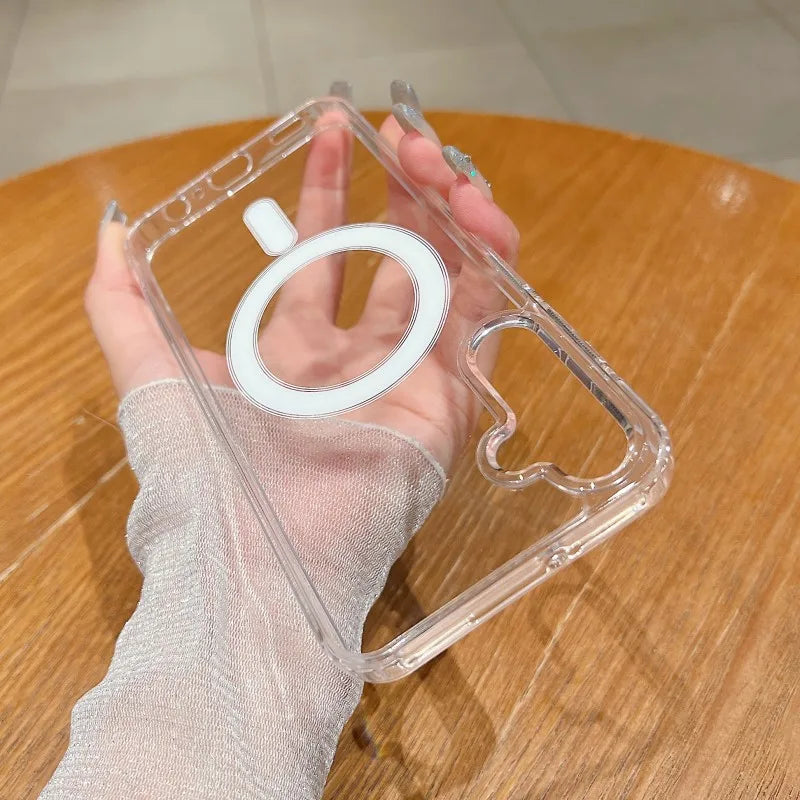 Magnetische Acryl-Magsafe Hülle für Galaxy S23