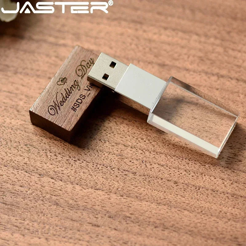 USB-Stick 4–64 GB mit Kristall