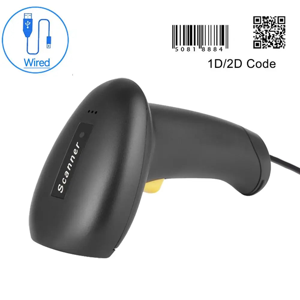 USB Barcode Scanner 2D 1D QR Code Leser Kabelgebunden