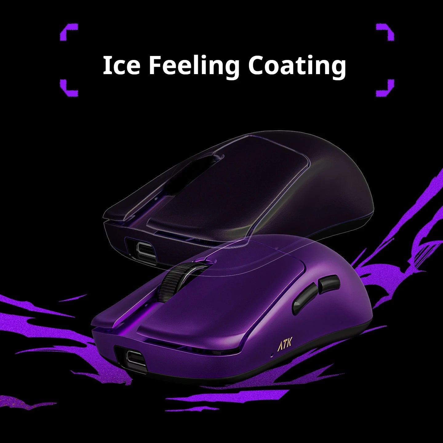 Ultraleichte Dual-Mode Gaming-Maus 46g Ergonomisch