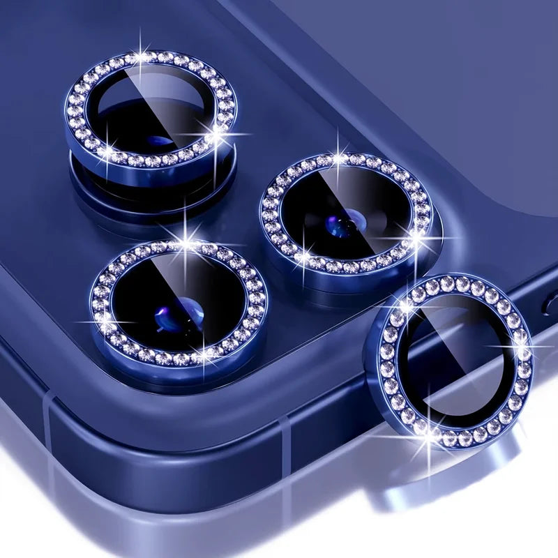 Glitzer Diamant Kamera Schutzglas für iPhone 17 Pro Max