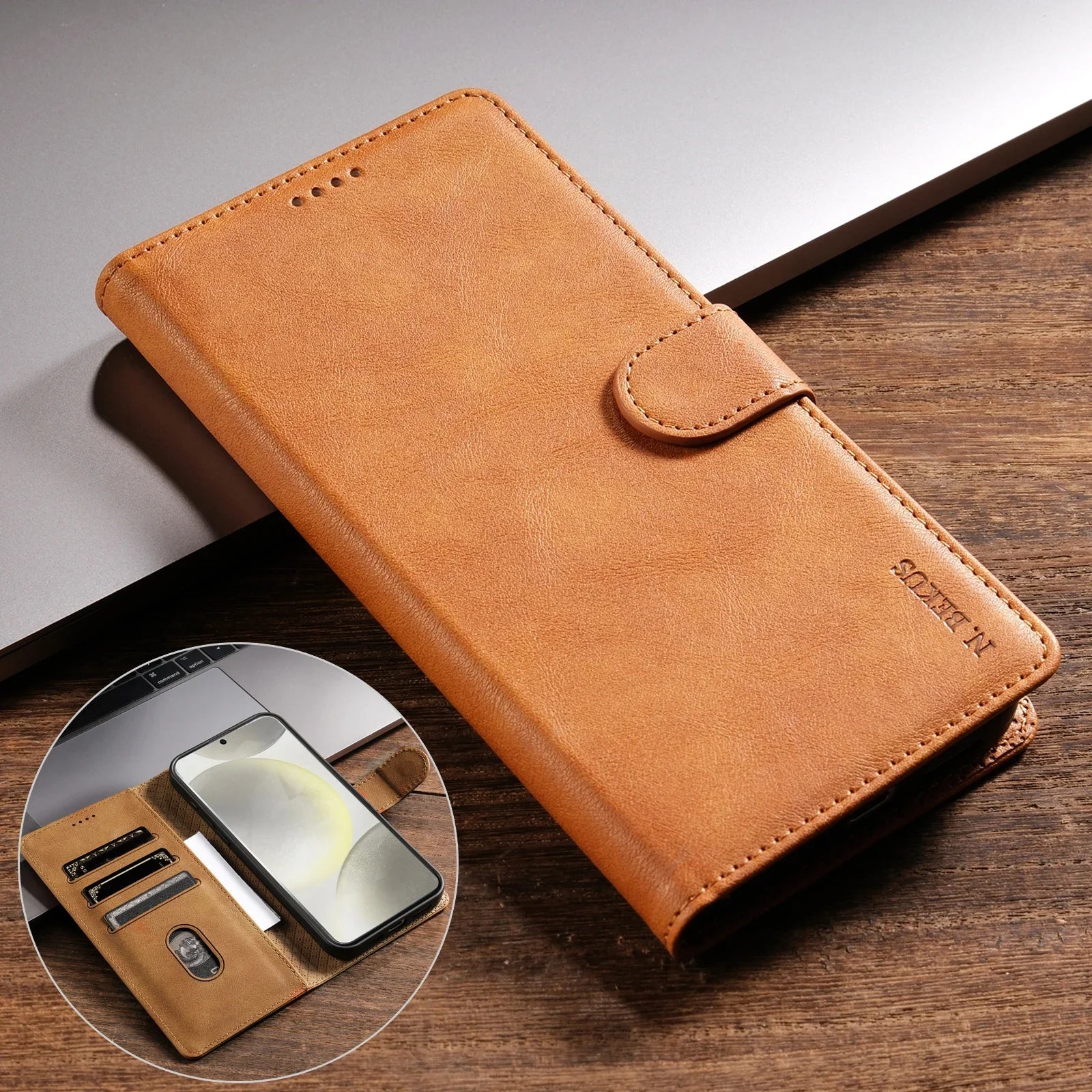 Leather Flip Case for Samsung Galaxy