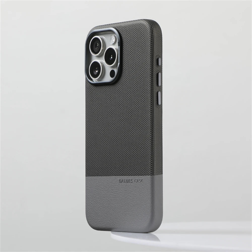 Business Lederhülle mit Magnet für iPhone 17 Serie