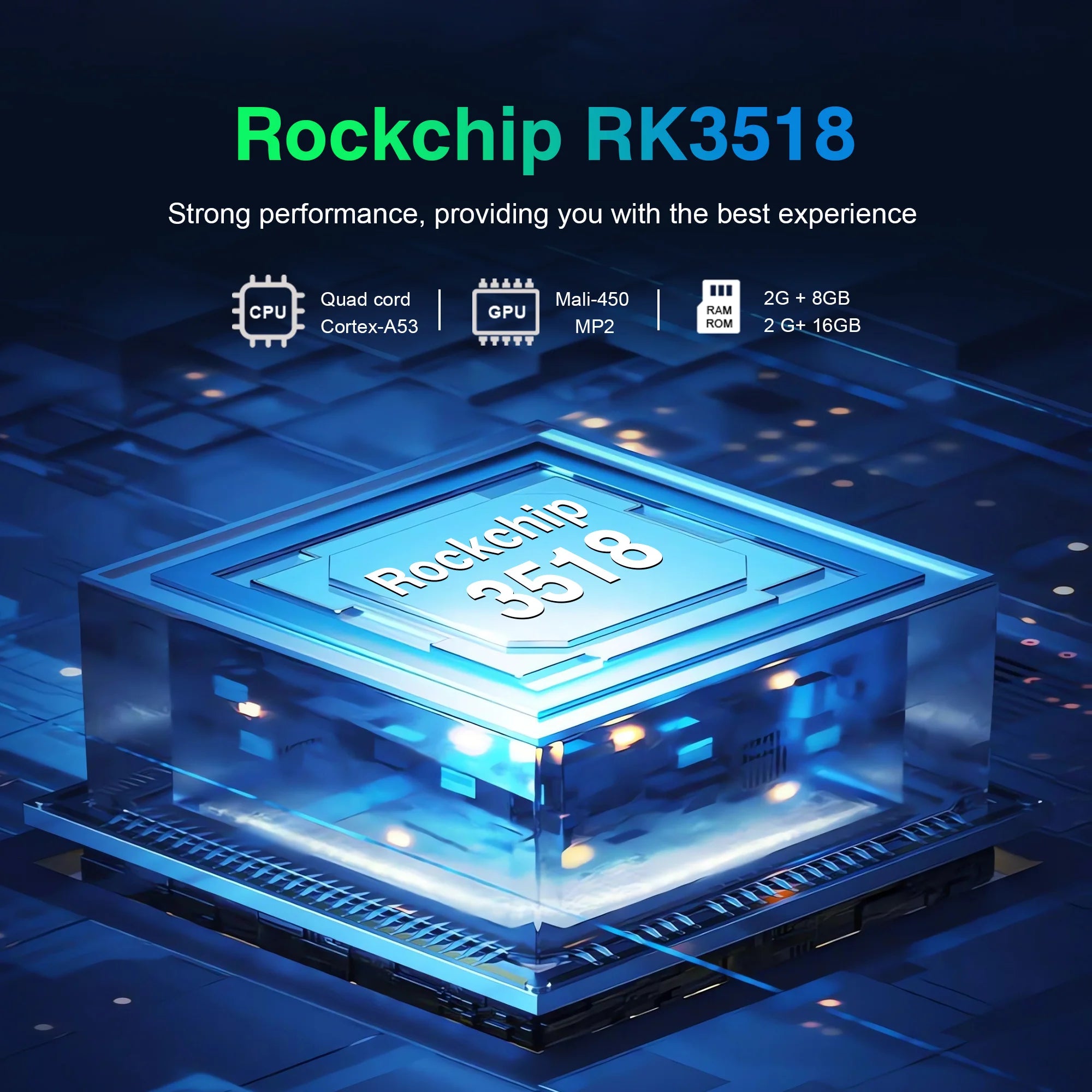 Android 14 4K Smart TV Stick mit Sprachfernbedienung