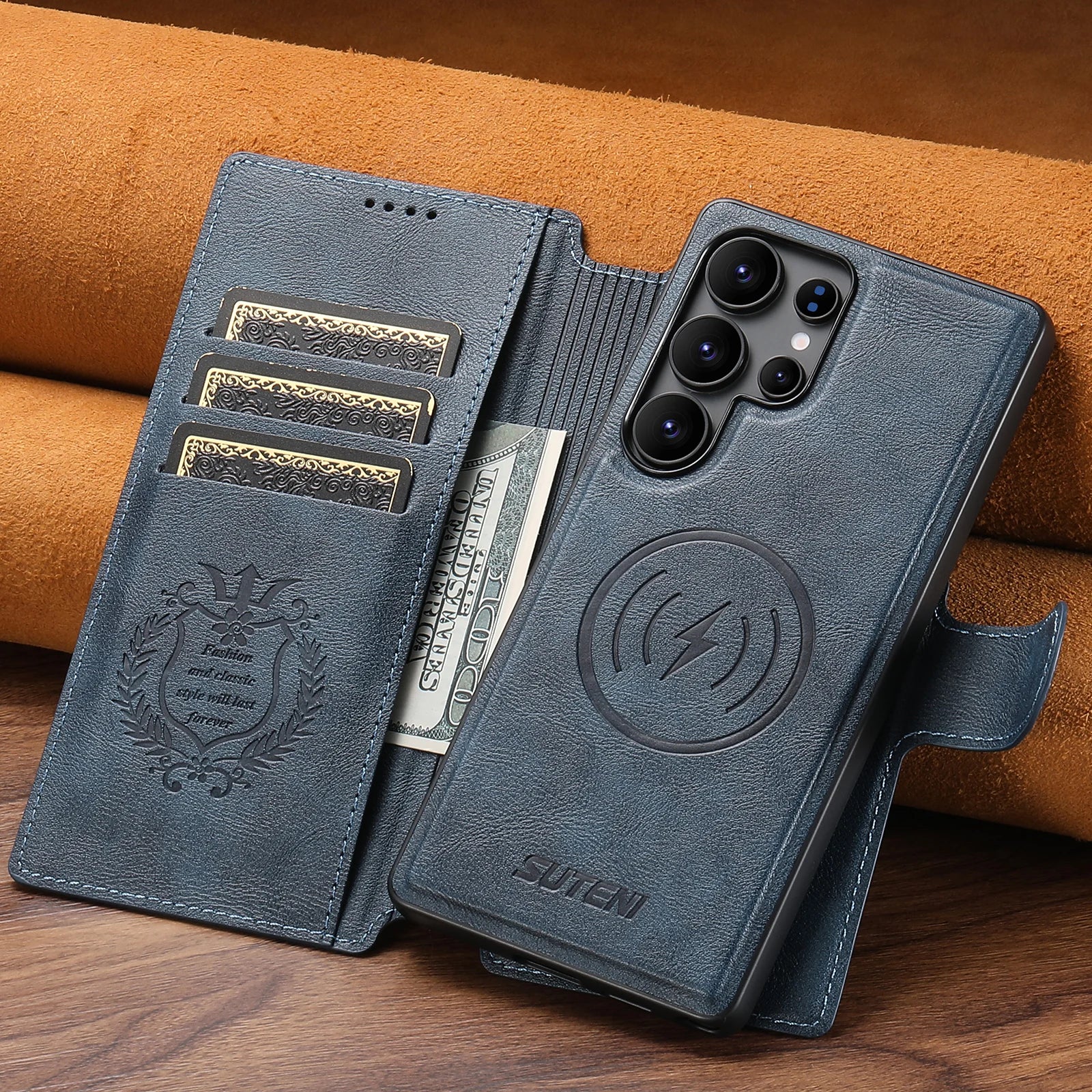 PU Leder Hülle für Samsung S23 S24 S25