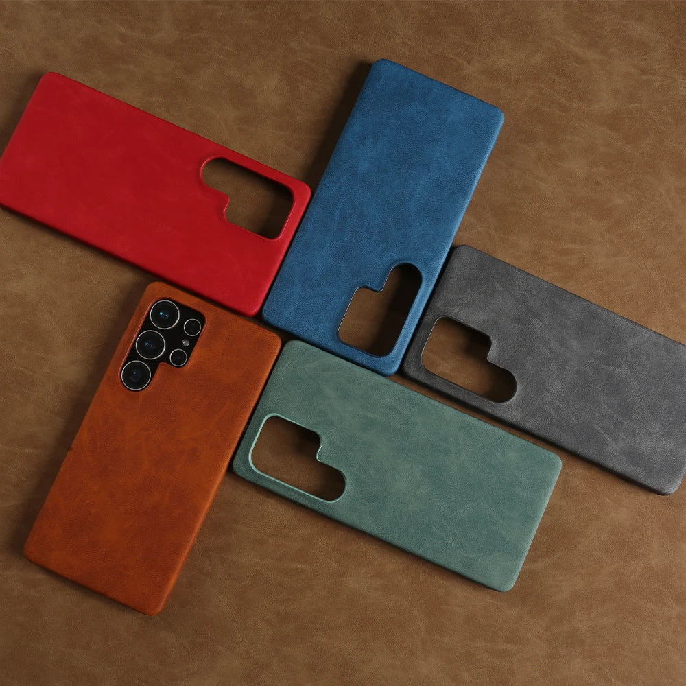 Luxuriöse Lederhülle für Samsung Galaxy Modelle