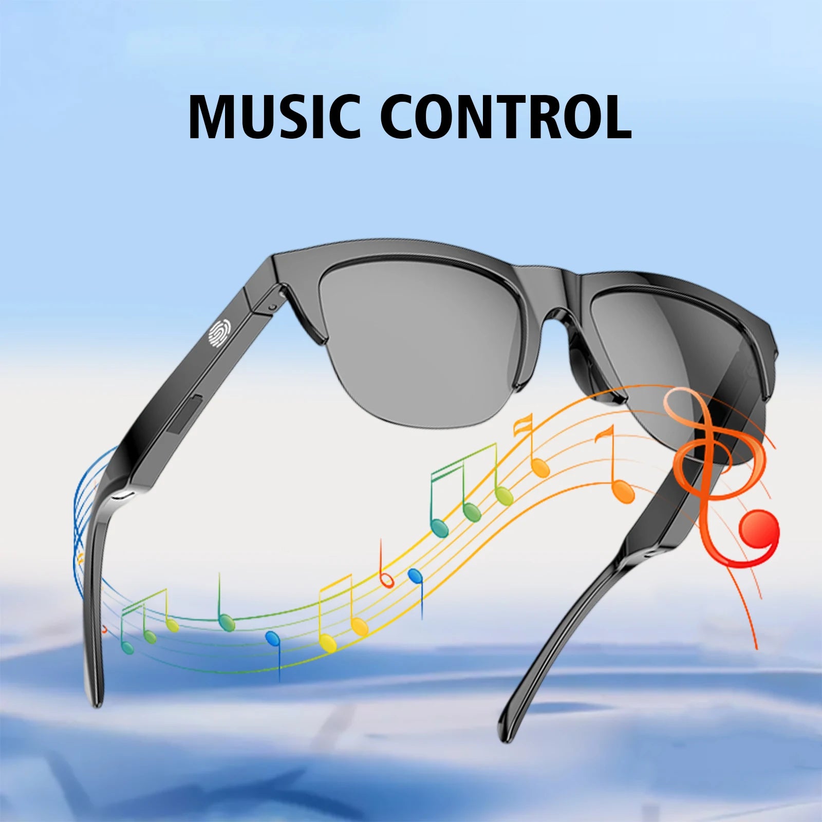 2025 Smarte Sonnenbrille mit Musik