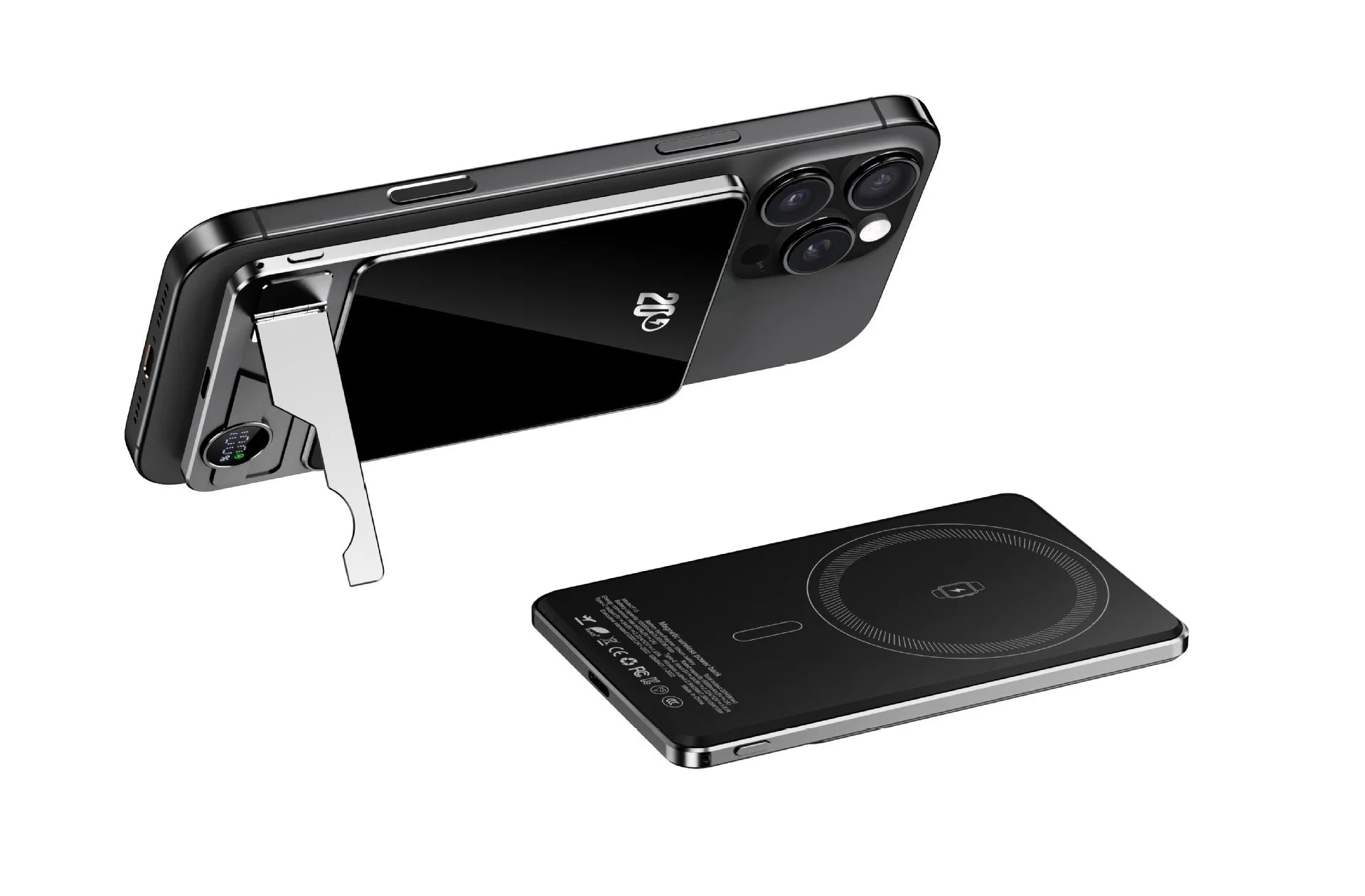 Powerbank PD20W kabellos mit Halter