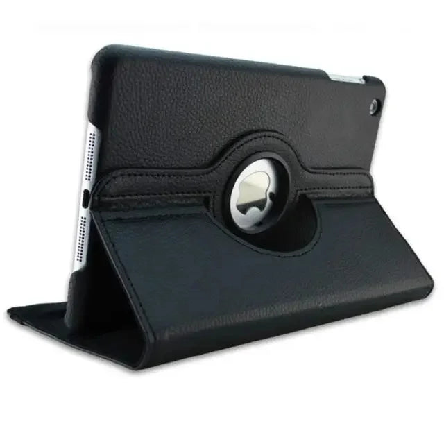 Rotating iPad case with stand function