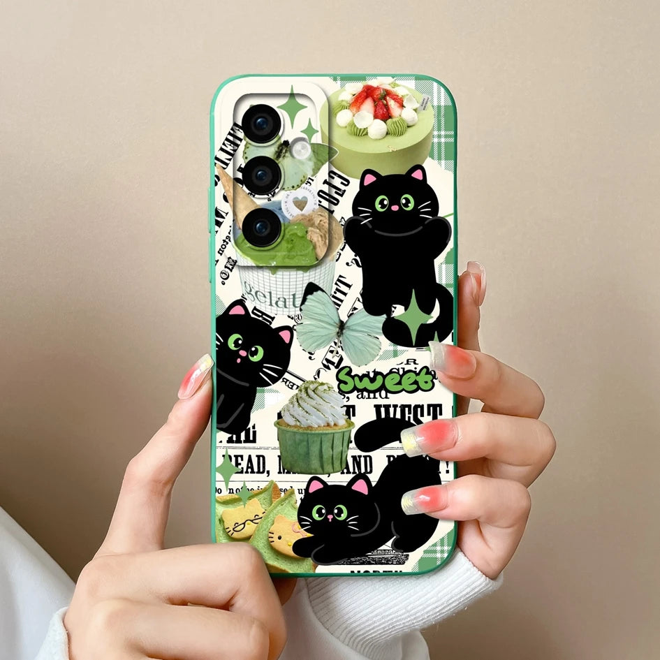 Leopardenmuster Silikonhülle mit Kameraschutz