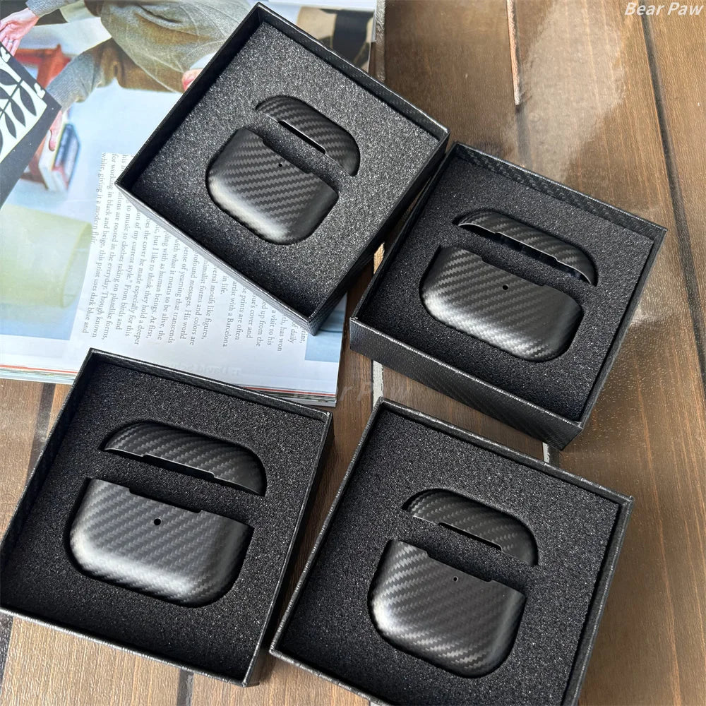 Ultradünne Kohlefaser Hülle für AirPods Pro 2-4