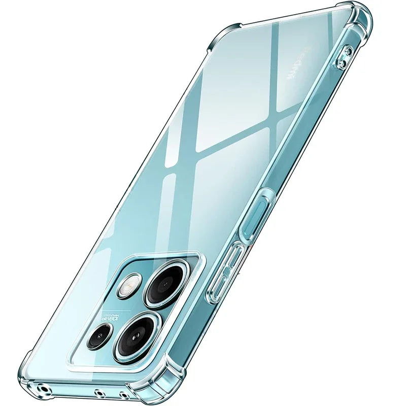 Stoßfeste Silikonhülle Xiaomi 14 13 12 Transparent