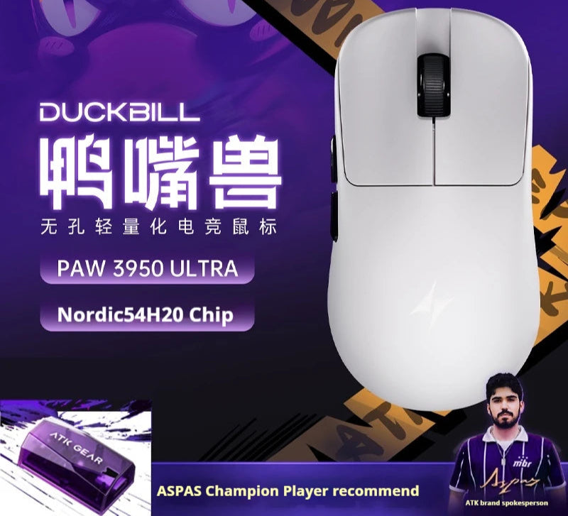 Ultraleichte Dual-Mode Gaming-Maus 46g Ergonomisch