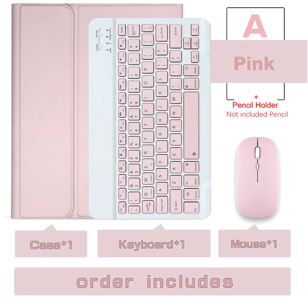 Kabellose Tastatur & Maus für iPad Hülle