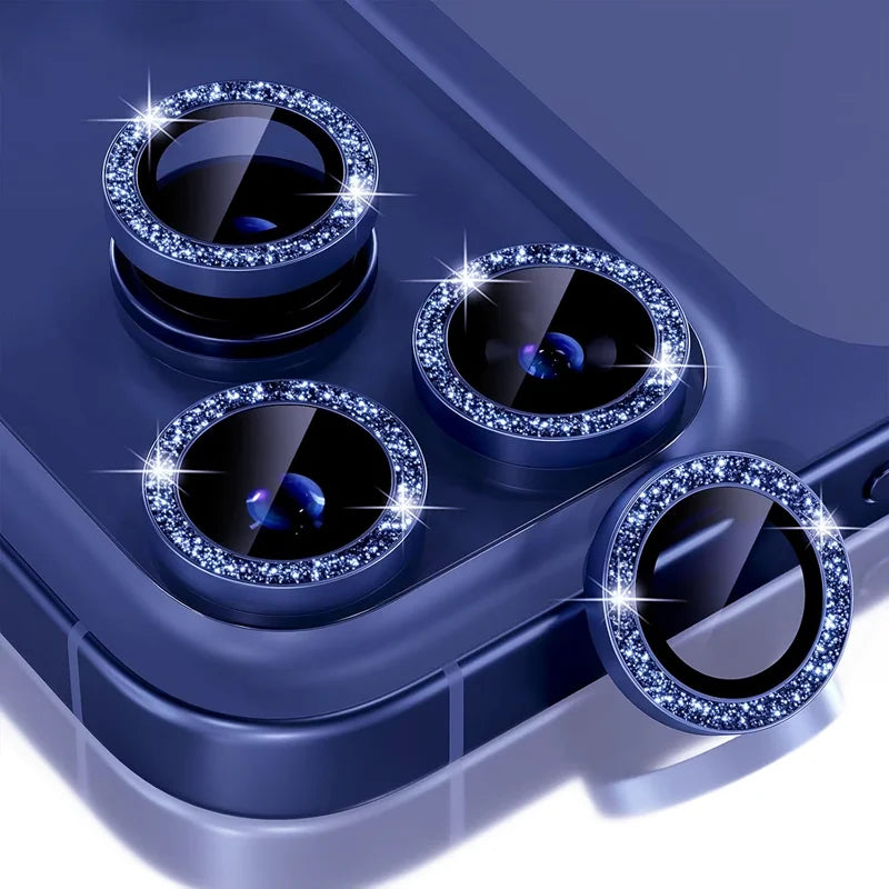Glitzer Diamant Kamera Schutzglas für iPhone 17 Pro Max
