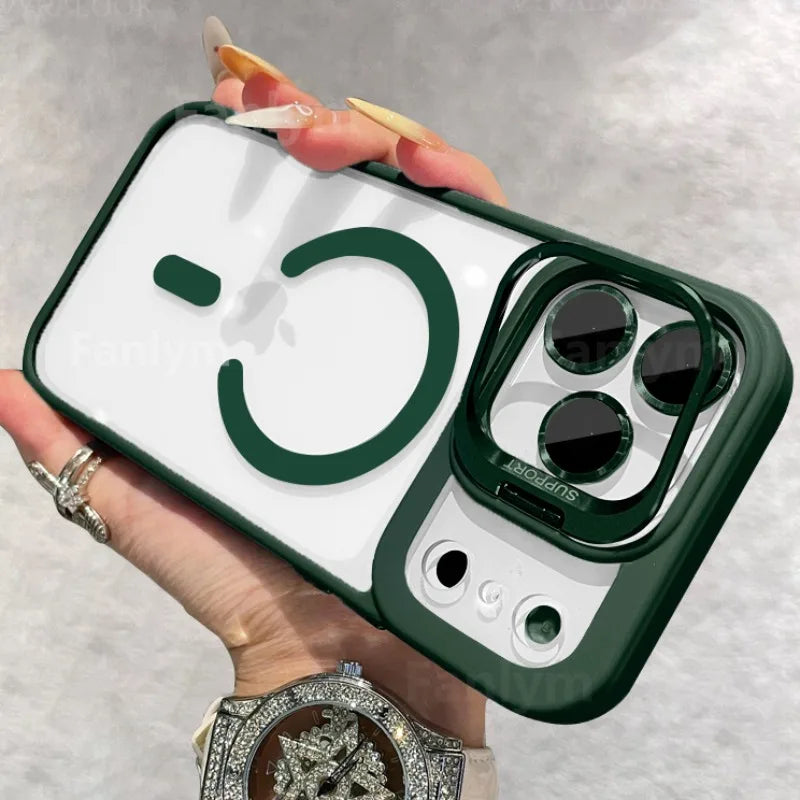 Magnetische Hülle für iPhone 17 mit Linsenschutz