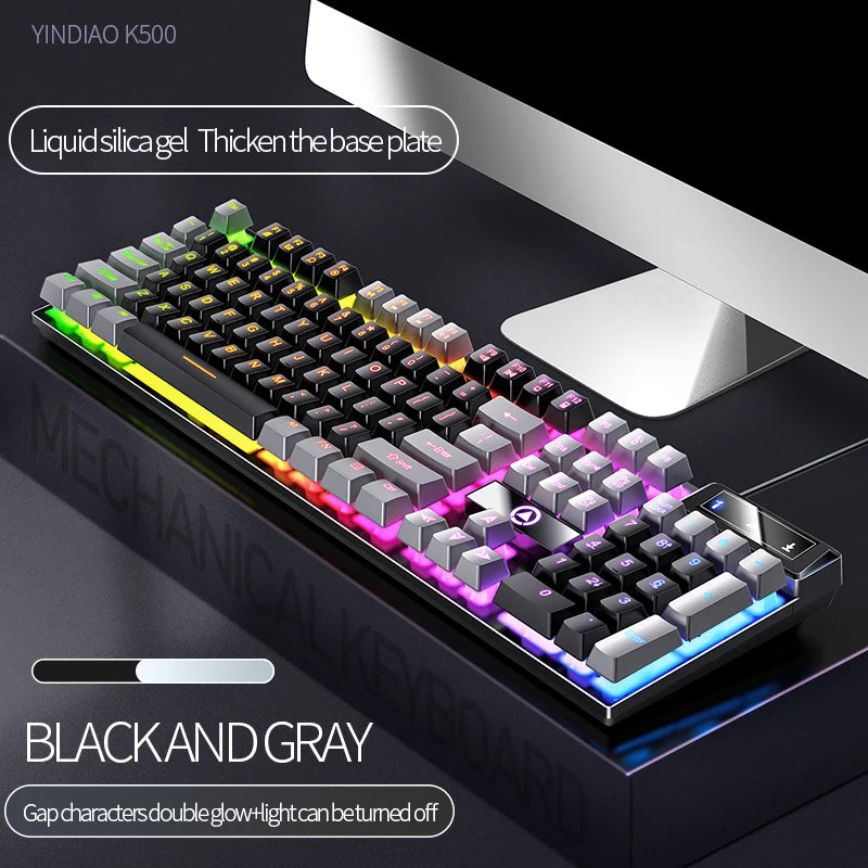 YINDIAO Gaming-Tastatur mit Numpad