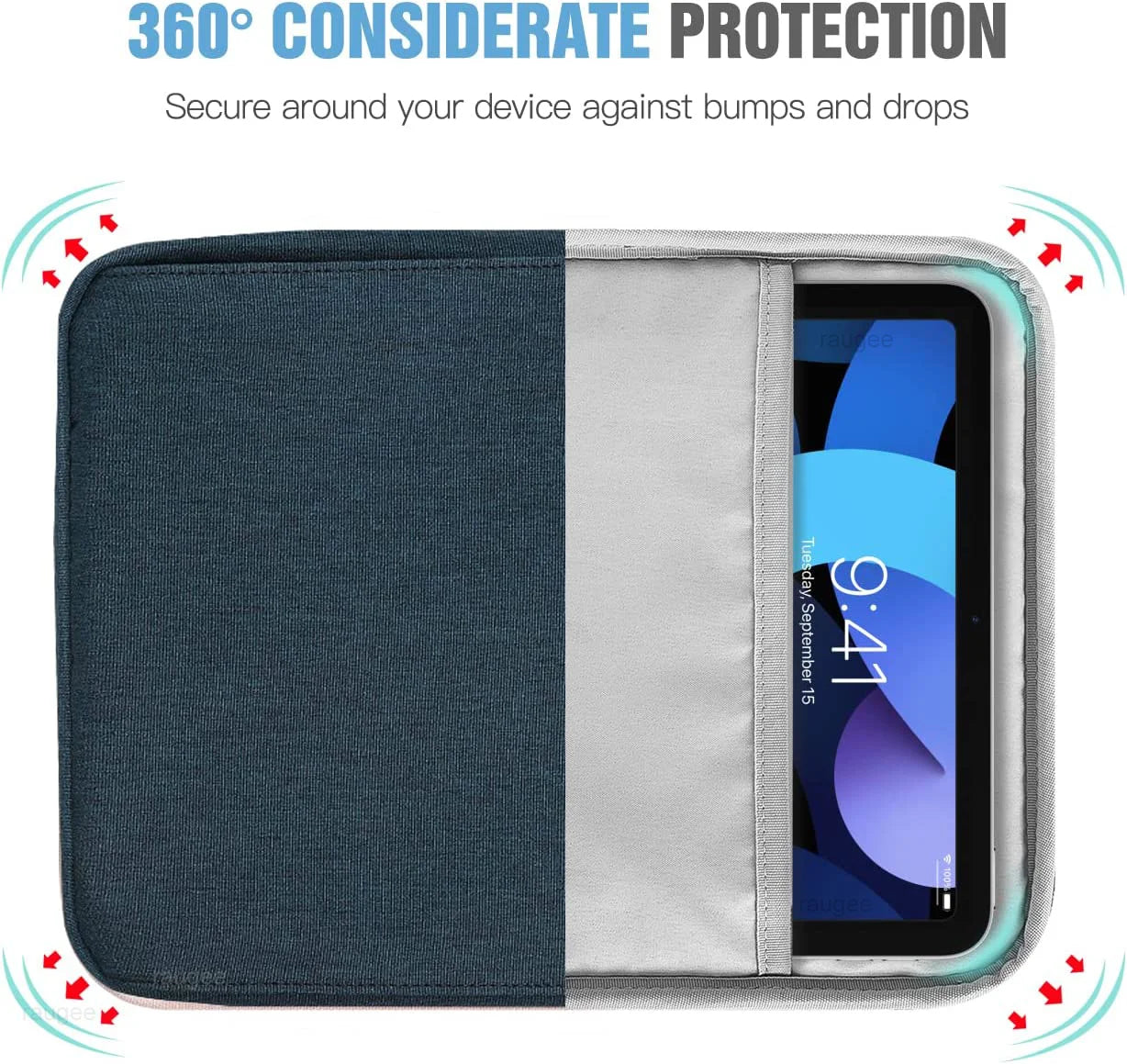 Sacoche pour tablette iPad Pro/Air 10-13"