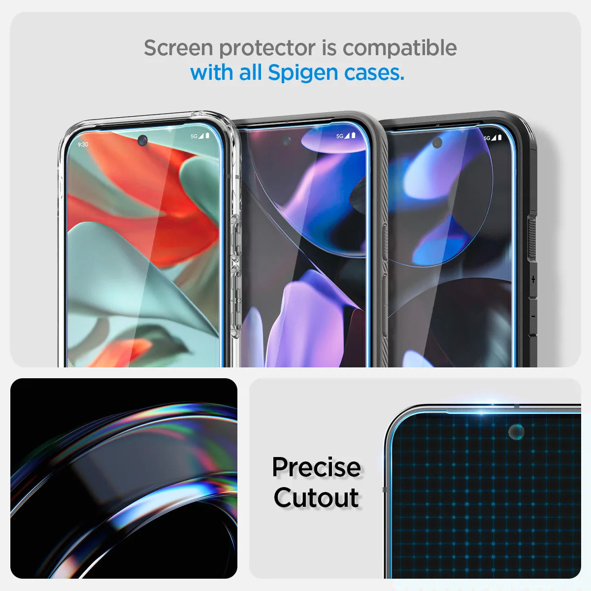 EZ Fit Glass Screen Protector for Google Pixel 9-10 Pro XL