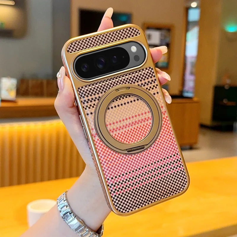 Drehbare PU-Leder Hülle für Google Pixel 10