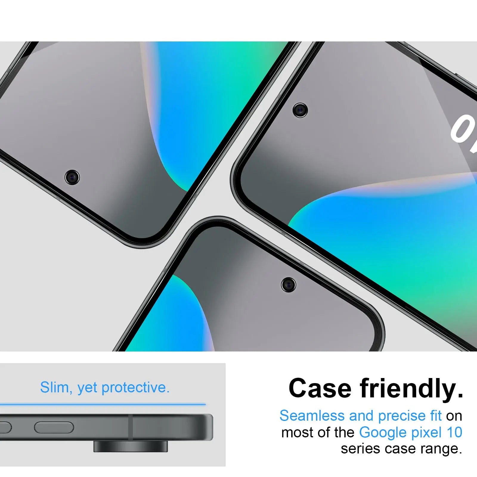 Anti-Spionage Glasfolie für Google Pixel 10 Pro