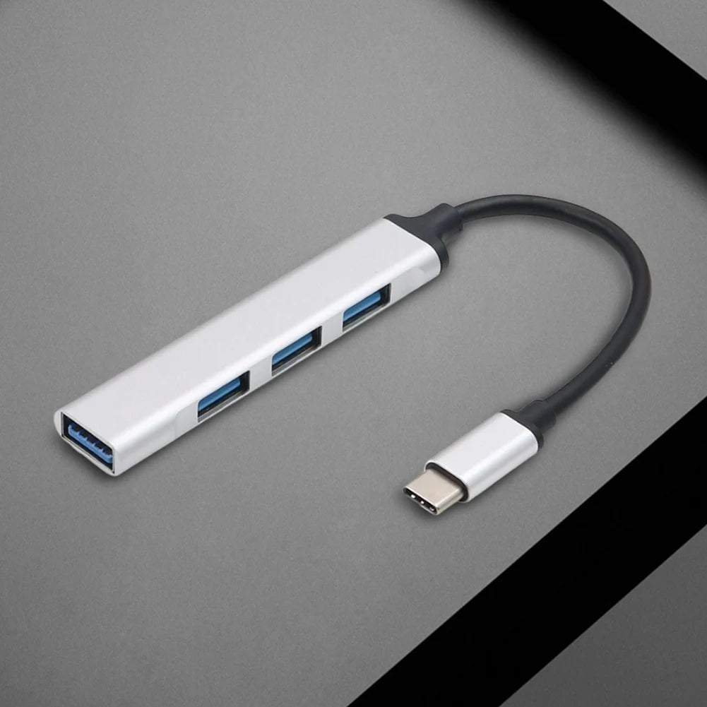 4-in-1 USB 3.0 Hub Splitter Adapter