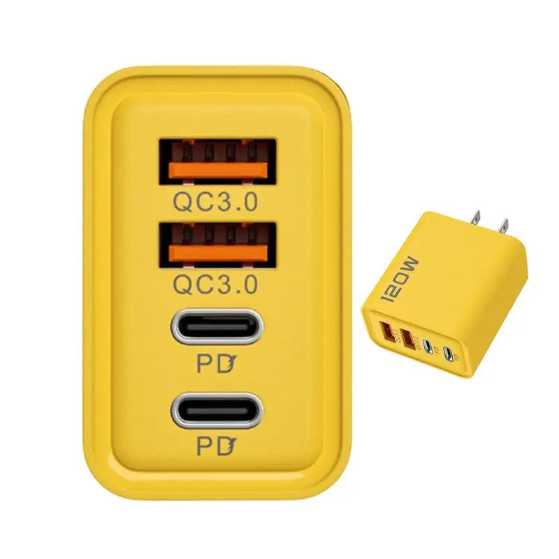 120W USB-Schnellladegerät mit 4 Anschlüssen