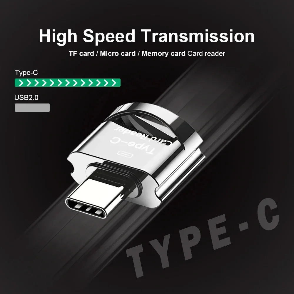 USB 3.0 Typ C Kartenleser für iPhone & Android