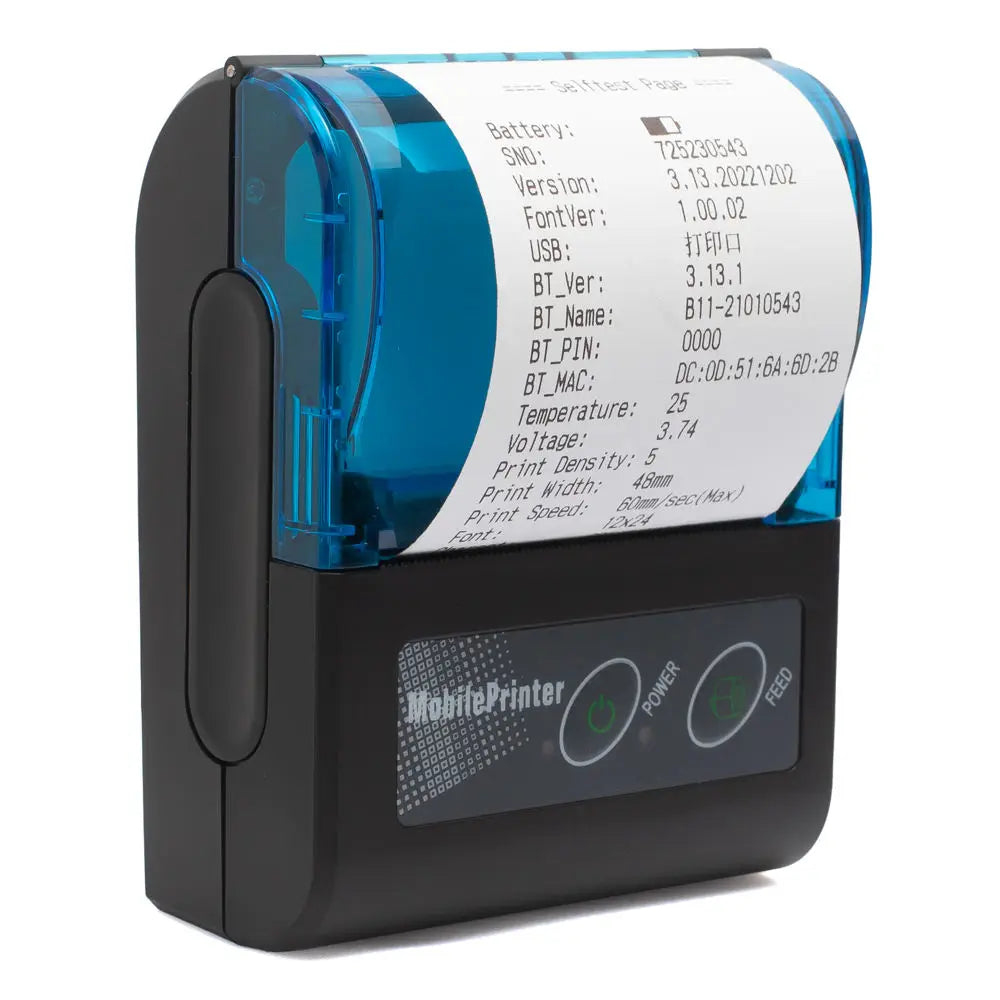 Mobiler 58mm Bluetooth Etiketten- & Belegdrucker