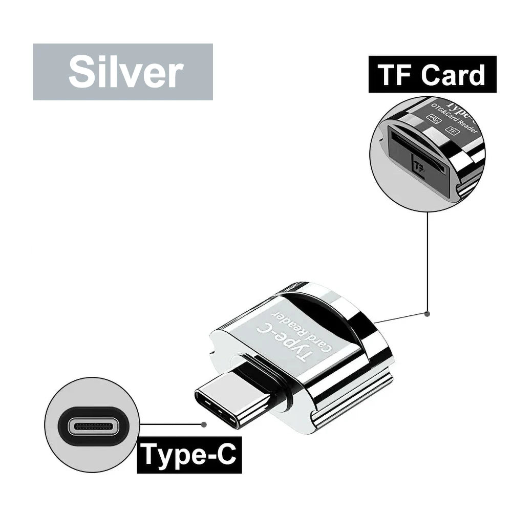 USB 3.0 Typ C Kartenleser für iPhone & Android
